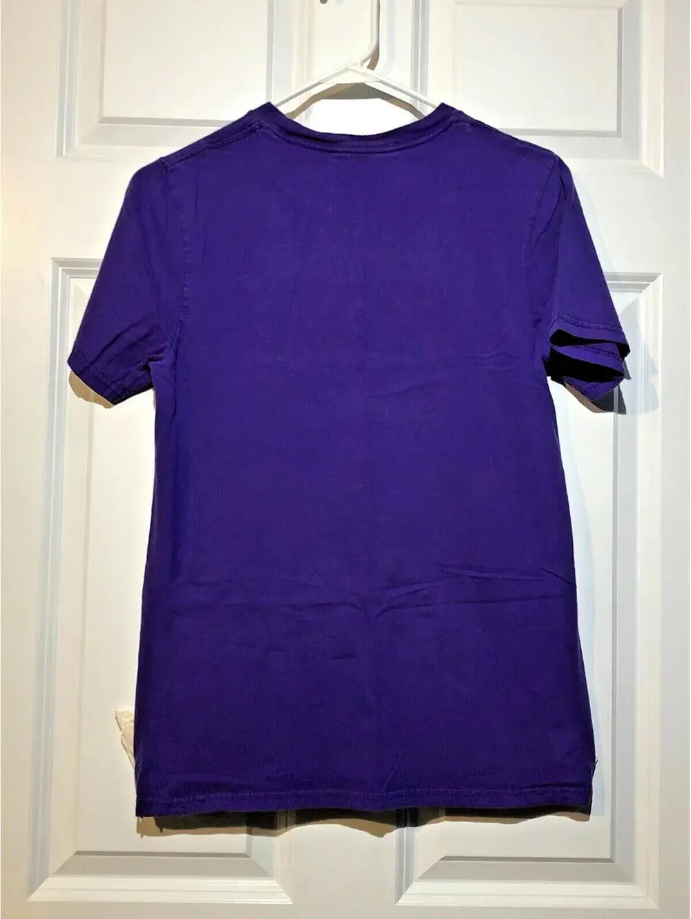 Los Angeles Lakers Adidas Purple Gold Graphic T Shirt Men's Small NBA